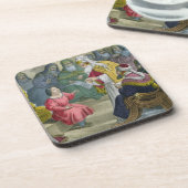 biblからの寺院の医者を持つキリスト、 コースター (左側)