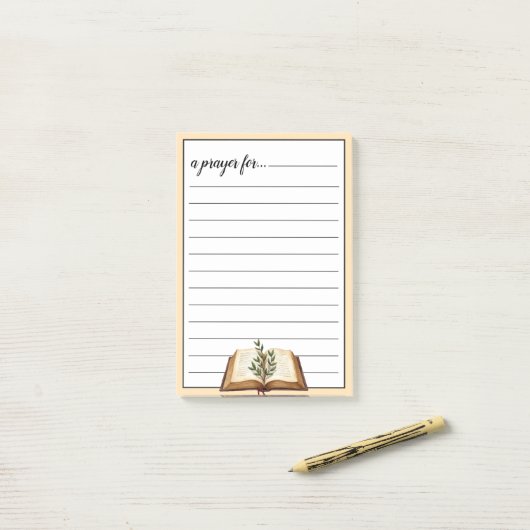 Bible and Greenery War Room Prayer ポストイット (デスク上)