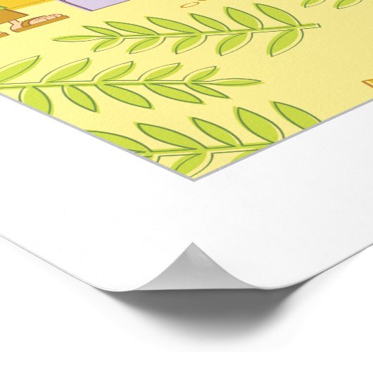 Bible Art 12 x 12" ポスター (角)