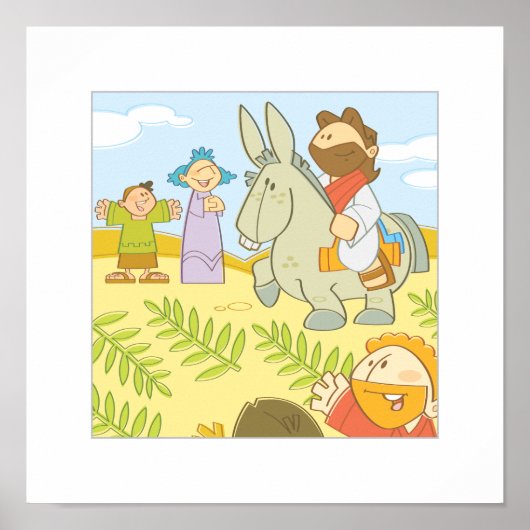 Bible Art 12 x 12" ポスター (正面)