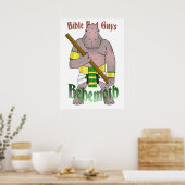 Bible Bad Guys Behemth Poster 20 x 28 ポスター (キッチン)