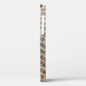 Bible book page writing texture Case-Mate iPhoneケース (裏面 / 左)