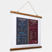 Bible Books 吊り下げ型タペストリー (傾斜あり)