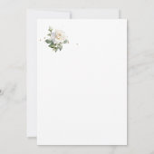 Bible Candle Cross First Holy Communion Invitation 招待状 (裏面)