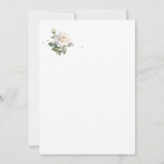 Bible Candle Cross First Holy Communion Invitation 招待状 (裏面)