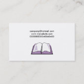 Bible、Companyの会社名開けて下さい 名刺 (裏面)