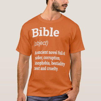 Bible Definition Funny Atheist Humor Tシャツ