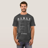 Bible Emergency Hotline Number  Cool Chritian Tシャツ (正面フル)