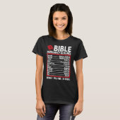 Bible Emergency Numbers  Funny Christian Bible & J Tシャツ (正面フル)
