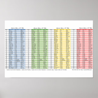 Bible in 40 Weeks Bookmark ポスター