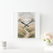 Bible Jeremiah 29:11 Christian Wall Clock スクエア壁時計 (ホーム)
