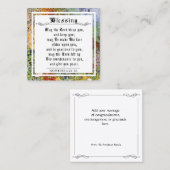 BIble Priestlyの抽象芸術賛美ノートカー絵を描ド コーリングカード (正面/裏面)