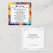 BIble Priestlyの抽象芸術賛美ノートカー絵を描ド コーリングカード (正面/裏面)