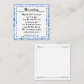 BIble Priestlyの賛美ナンバーズブルースクエア コーリングカード (正面/裏面)