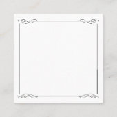 BIble Priestlyの賛美数値幾何学的な色 コーリングカード (裏面)