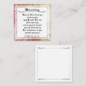 BIble Priestryの賛美数字の赤金ゴールド黄 コーリングカード (正面/裏面)