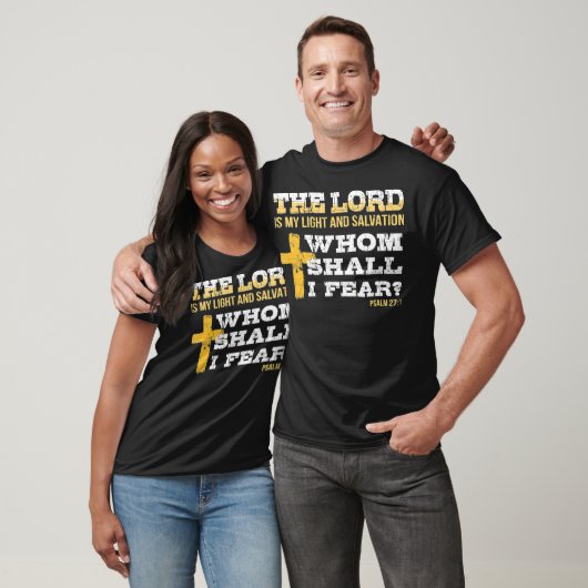 Bible Psalm 271 Religious Items Patriotic Christia Tシャツ (ユニセックス)