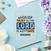 Bible Quote Art - Proverbs 29:25 Trust in God アクリル招待状 (インサイチュ (ウェディング))
