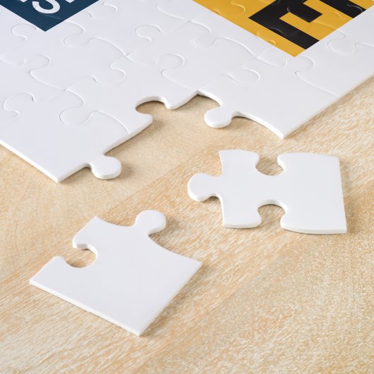 Bible Quote Art - Proverbs 29:25 Trust in God ジグソーパズル (側面)