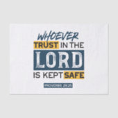 Bible Quote Art - Proverbs 29:25 Trust in God 薄葉紙 (正面)