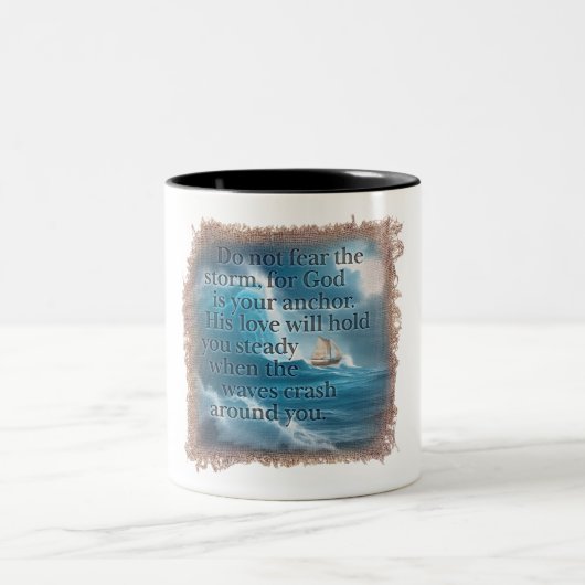 BIBLE QUOTE - Coffee Mug ツートーンマグカップ (中央)