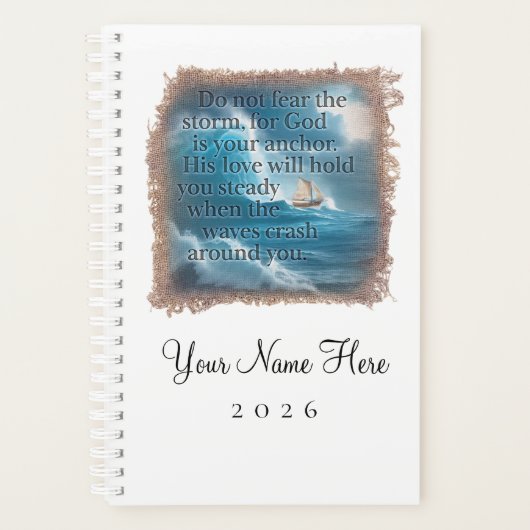 BIBLE QUOTE - Personalized Day Planner プランナー手帳 (正面)