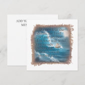 BIBLE QUOTE - Personalized Notecard ノートカード (正面/裏面)