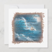 BIBLE QUOTE - Personalized Notecard ノートカード (正面)