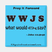 Bible Quotes Agrainofmustardseed.com マグネット (正面)