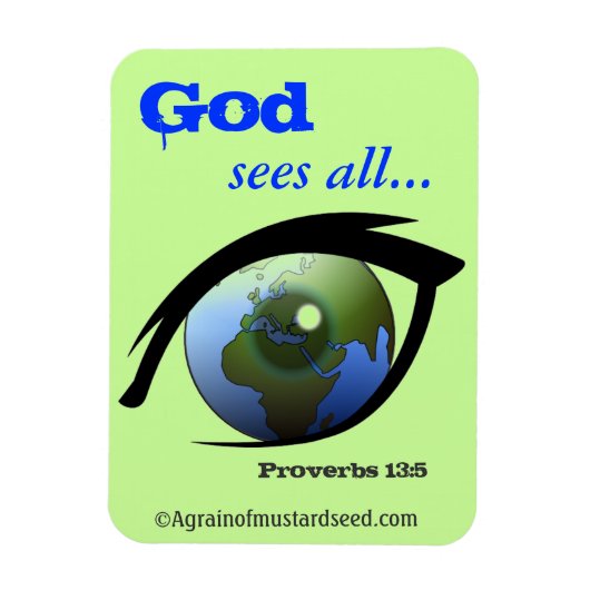 Bible Quotes Agrainofmustardseed.com マグネット (縦)