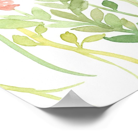 Bible Scripture 1 Thessalonians 5:11 Wildflowers ポスター (角)