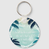 Bible scripture Isaiah 26:3 キーホルダー (正面)