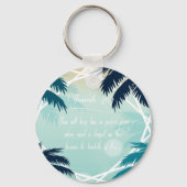 Bible scripture Isaiah 26:3 キーホルダー (裏面)