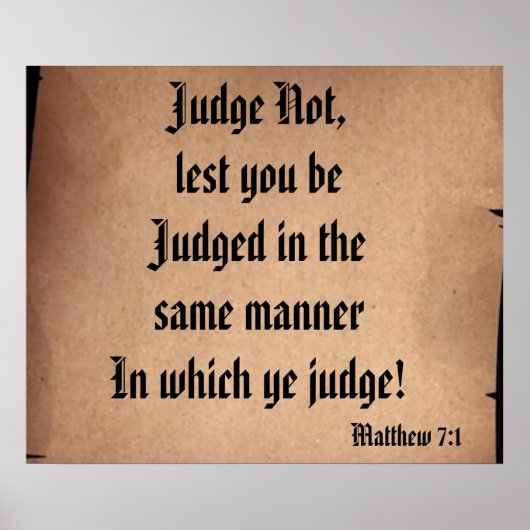 BIBLE SCRIPTURE SCROLL poster ポスター (正面)