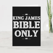 Bible Scripture Verses King James Bible Christian  カード (正面)