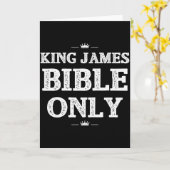 Bible Scripture Verses King James Bible Christian  カード (黄色い花)