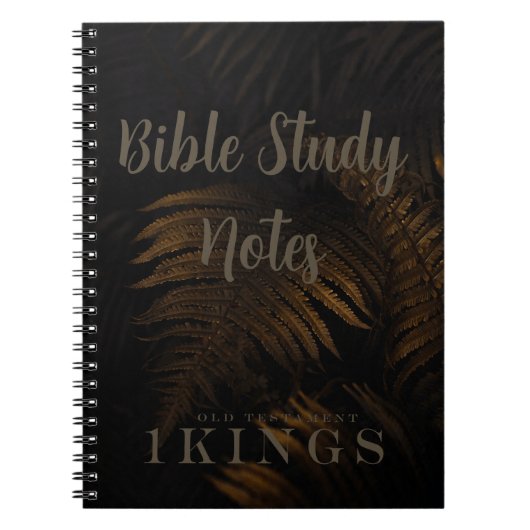 Bible Study-1 Kings ノートブック (正面)