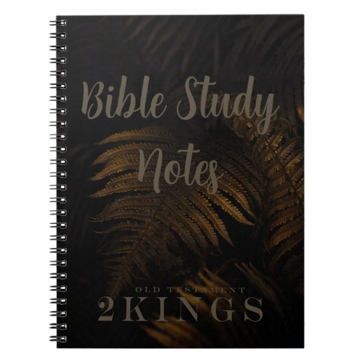 Bible Study-2 Kings ノートブック (正面)