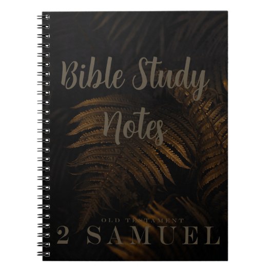 Bible Study-2 Samuel ノートブック (正面)