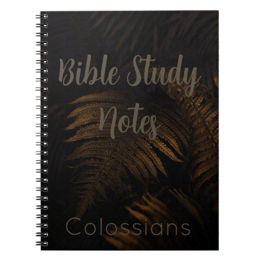 Bible Study-Colossians ノートブック (正面)