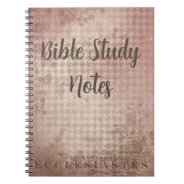 Bible Study-Ecclesiaties ノートブック