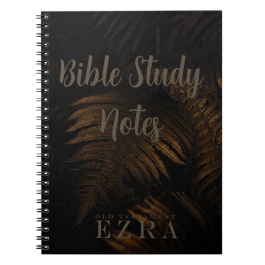 Bible Study-Ezra ノートブック (正面)