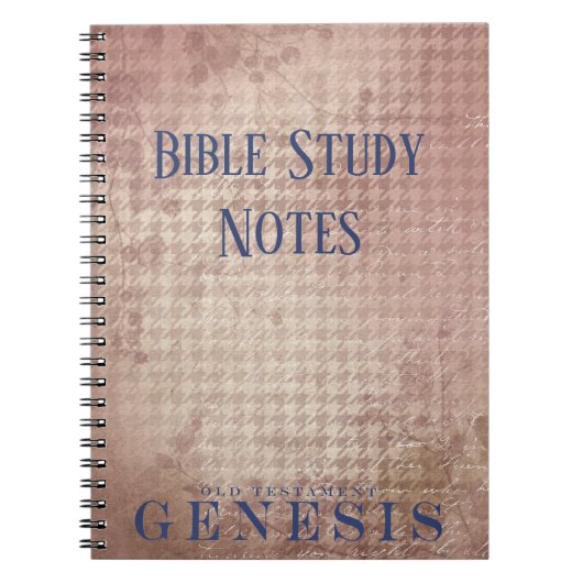 Bible Study-Geneseis ノートブック (正面)