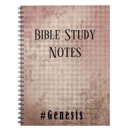 Bible Study-Genesis ノートブック (正面)