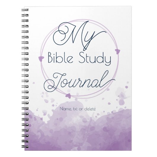 Bible Study Journal, devotion  ノートブック (正面)