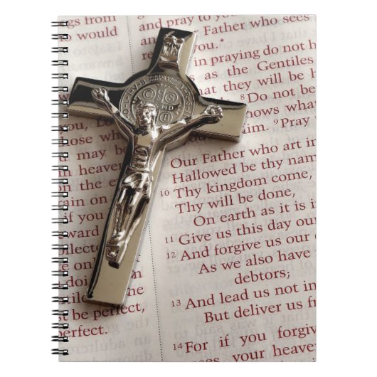 Bible Study Journal Notebook – Christian Scripture ノートブック (正面)