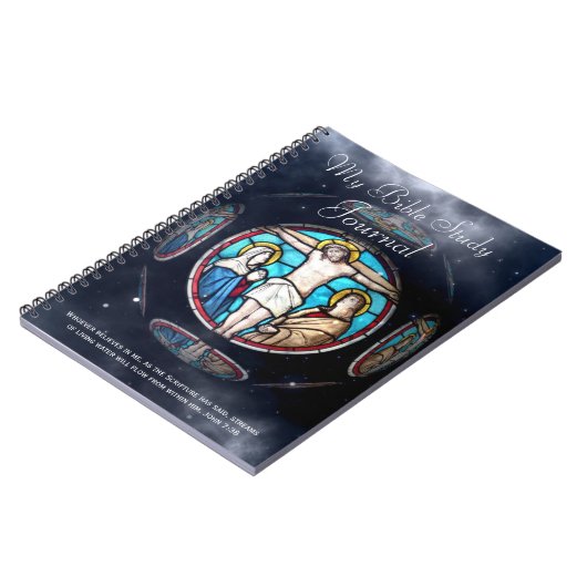 Bible study Journal personalized  ノートブック (左側)