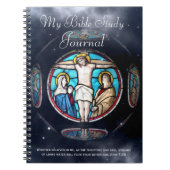 Bible study Journal personalized  ノートブック (正面)