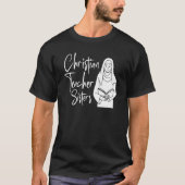 Bible Study Nun Christianity Theology Christian Tシャツ (正面)