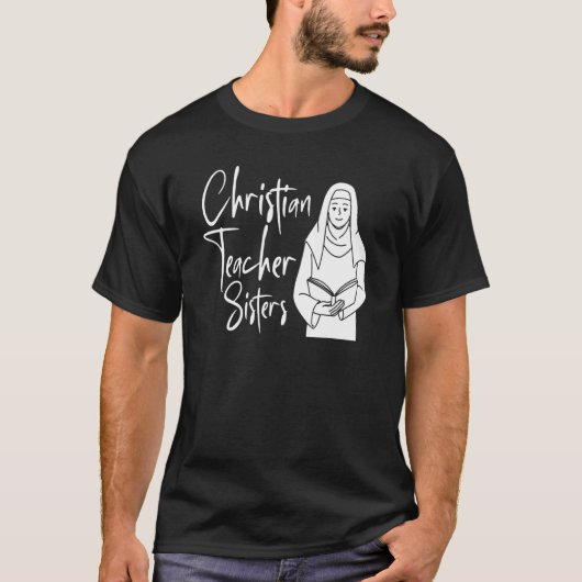 Bible Study Nun Christianity   Theology Christian  Tシャツ (正面)
